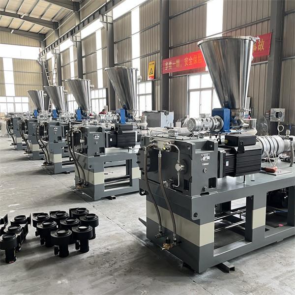 Easy Operation Corrugated Pipe Extrusion Line with Sj75/30 Single Screw Extruder and 31kW Installed Power