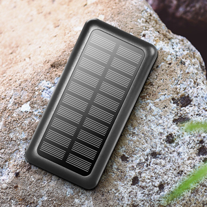 IPX5 Solar Powered Portable Charger 30000mAh Battery Pack For IPhone