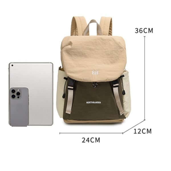Colefa Reducing Burden Dopa-mine Color Blocking Travel Large Capacity Lightweight Commuting Leisure New Drawstring Backpack