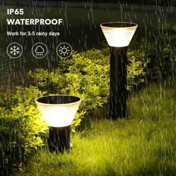 Decorative LED Solar Lawn Light for Garden Lawn Flower Bed