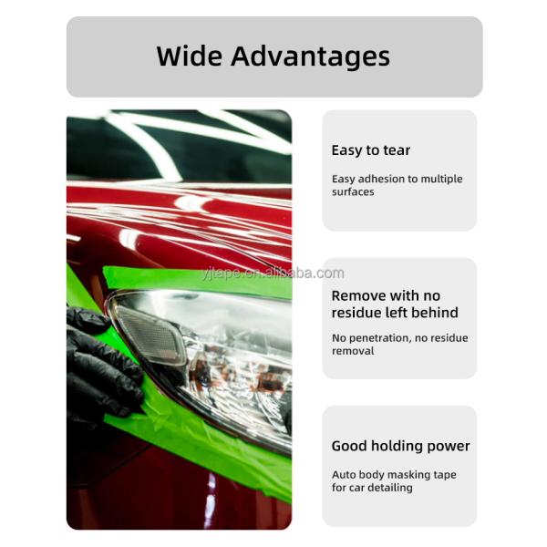 Automotive Masking Crepe Washi Paper Tape for Sharp Line Painting No Residue and Easy