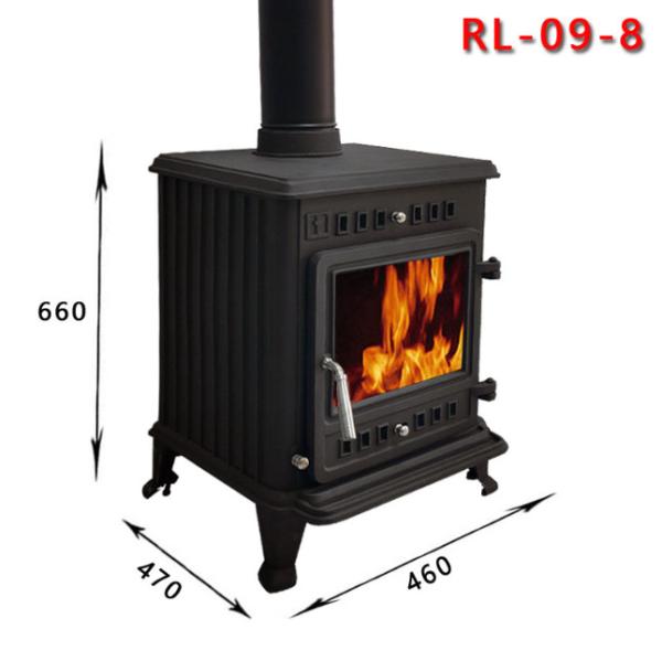 Stoves True Fire Wood Fireplace Cast Iron Hot Sale High Quality Black Fire Place