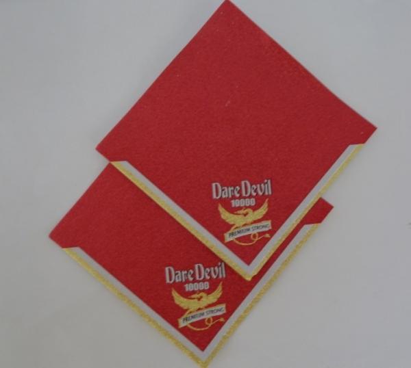 beer bottle neck aluminium foil labels square foil beer neck  label  for bottle 105*105 mm