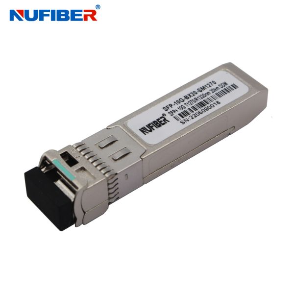 1270 / 1330nm WDM 10G SFP+ Transceiver 20km LC DDM Compatible With Tplink
