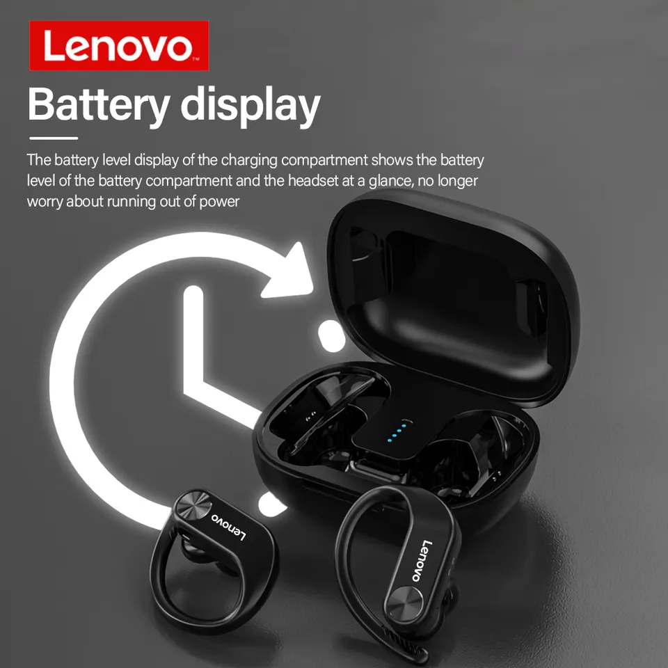 Lenovo LP7 TWS Wireless Earbuds IPX5 Waterproof In-Ear Sport Waterproof Wireless Bluetooth Earphone