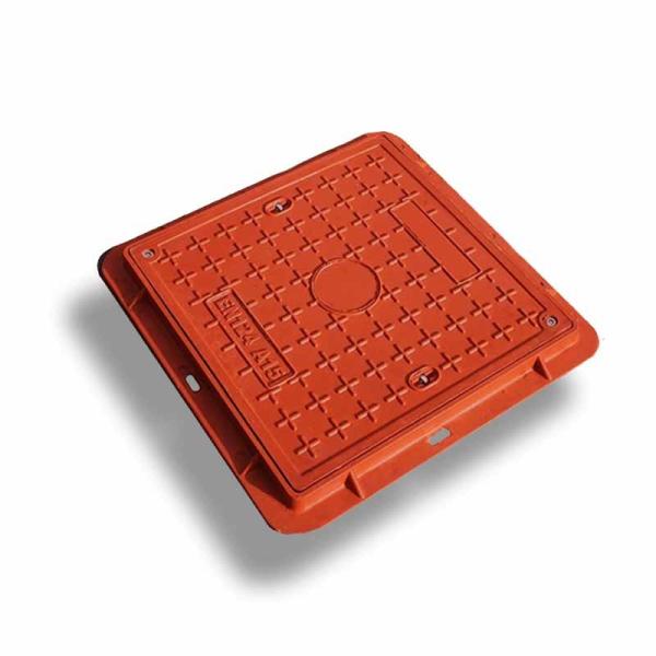 IS0 En124 Sqaure Round Manhole Cover Heavy Duty SMC Composite Ductile Lron Plastic FRP