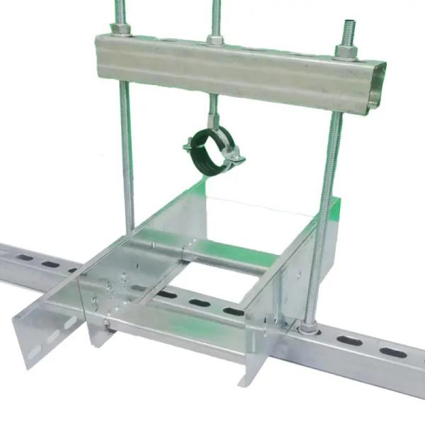 Fire Resistant Silver Aluminum Seismic Restraints For Piping Industrial Seismic Protection
