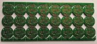 Coupure du panneau multicouche de carte PCB de cartes de carte PCB d'or FR4 TG170 avec le masque bleu de soudure
