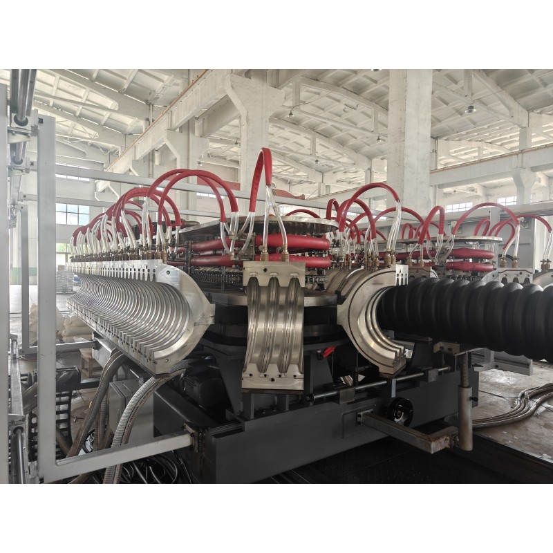 Customized Corrugated Pipe Making Machine for PP PE Plastic Processing Industrial Corrugated Pipe Production Equipment