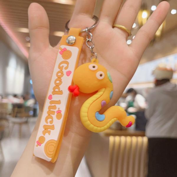 Очаровательный мультфильм Силиконовый ключик Милый Каваи Аниме Крутые ключики Для рюкзаков Космический ключик Рождественский подарок