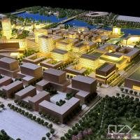 Xiamen TOD Modèle d'urbanisme à l'échelle du bâtiment miniature Aecom 1/600 en bois
