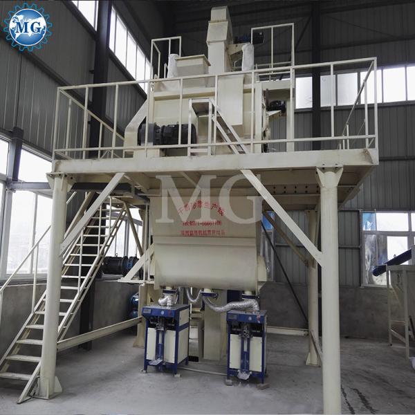 Semi Automatic Dry Powder Mortar Mixer Wall Putty Sand Cement Mixing Machine Ceramic Tile Adhesive Manufacturing Plant For Sale