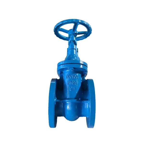 ASME / JIS Non Raised Rod Spring Seat Gate Valve PN16 Carbon Steel Body