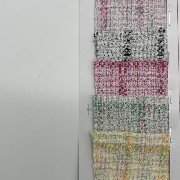 Garment Double Knit Jacquard Cotton Polyester F02-081