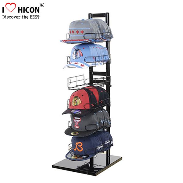 Sportswear Products Store 6 - Layer Retail Display Fixtures Counter Top For Hat / Cap