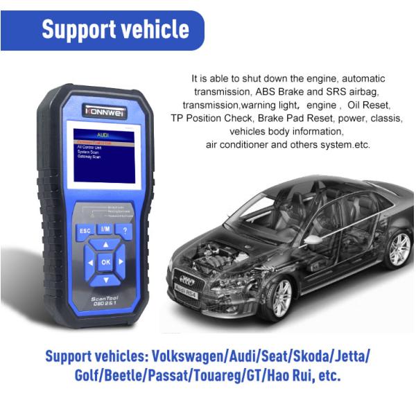 KW450 блок развертки полной системы воздушной подушки ABS SRS диагностический для автомобилей VAG