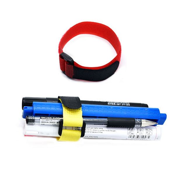 DANSKY Nylon Polyester Standard  Hook and Loop Strap With Plastic Buckle Reusable Self-lock Cinch Strap