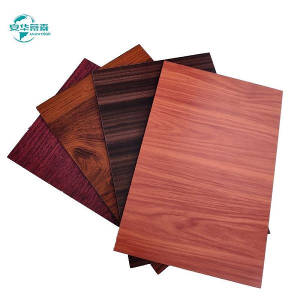 Wood Grain ACP Aluminum Composite Panel with High UV and Moisture Resistance 2mm to 6mm Thickness and PVDF & PE Coating