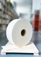 Papel de embrulho de rolos de cola móvel, papel de papel branco certificado pela SGS