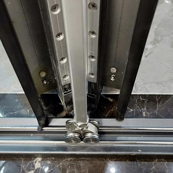 Anodizing alu 1.4mm 9A Folding Glass Patio Doors