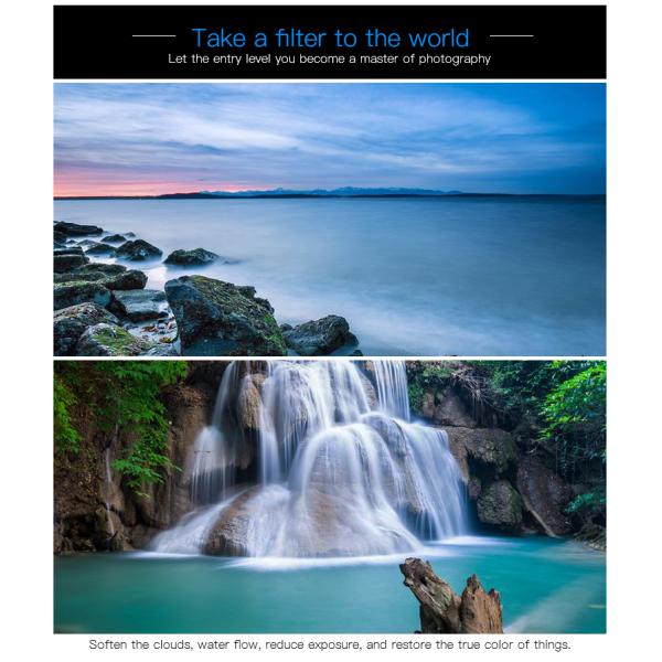 Landscape Photography Natural Night Filter Lower Color Cast For Photographer ND32000X 15 Stops
