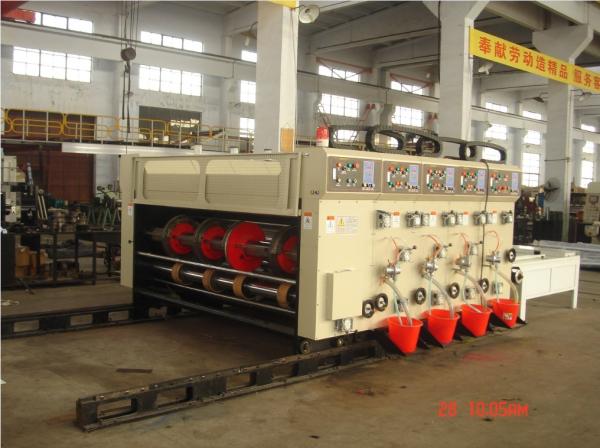 High Speed Industrial Flexo Printer Slotter Machine Rotary Die Cutting Machine