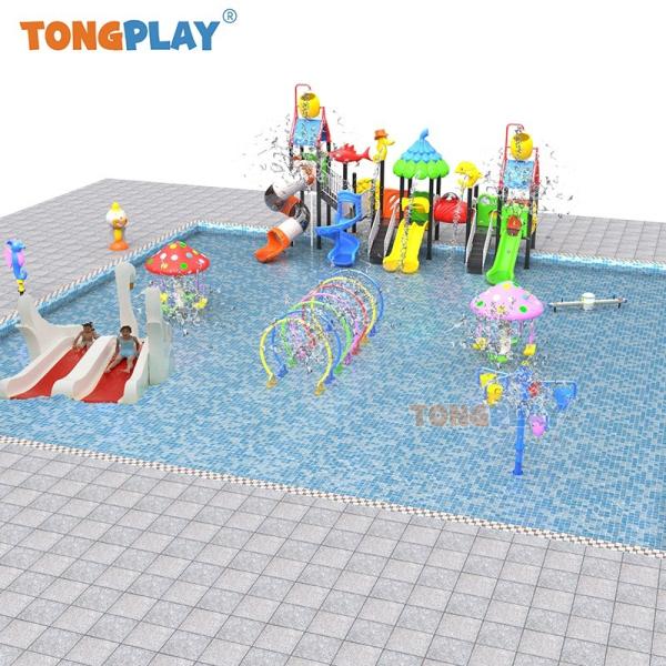 Factory Direct Sale Outdoor Recreation Large Swimming Pool Plastic Slide Price Park Kids Water Play Equipment
