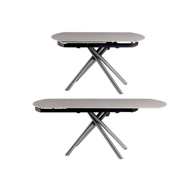 Foshan Factory Rectangular Sintered Stone Dining Table Set Expandable Dining Table Living Room Furniture