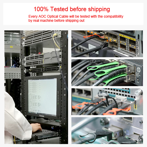 кабель непосредственного отношения кабеля QSFP QSFP28 волокна 10G SFP+ Aoc