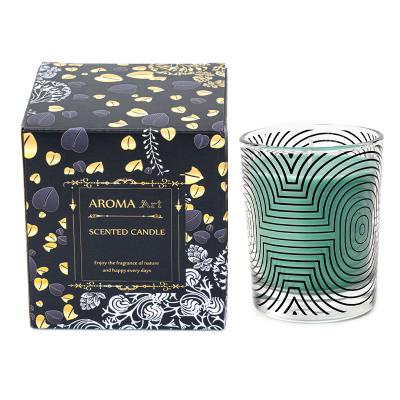 Festas de casamento frasco de vidro vela perfumada ar refrescante vela de soja