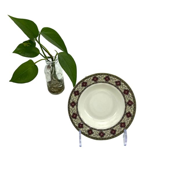 Ripple Restaurant Melamine Salad Plate Dinnerware Durable Round