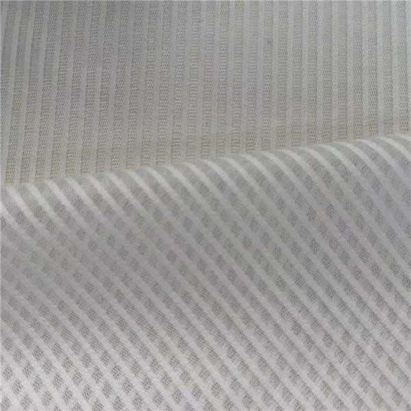 100gsm Sports Mesh 160cm Polyester Spandex Fabric 75D 160cm 63in UV Proof