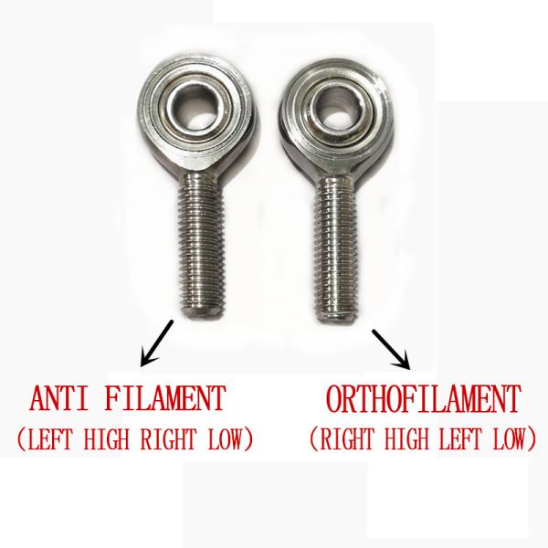 SA18T / K Rod End Spherical Sliding Bearing - Forged Rod End Bearing Coated With White Zinc