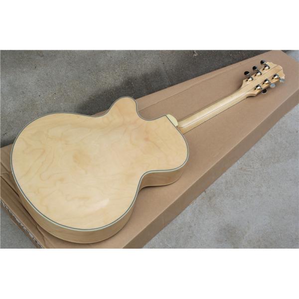 Custom Semi-finished Electric Guitar Kit with Rosewood Fretboard,Abalone Inlay,Semi-hollow Body