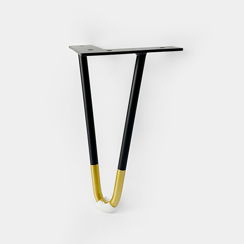 Modern Minimalist Three-wire Iron Hairpin Table Legs V-shape Metal Support Coffee Table Computer Desk Dining Table Wrought-iron