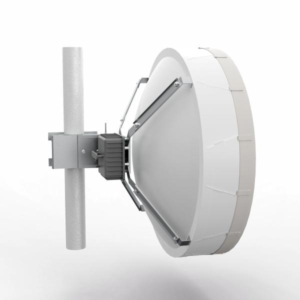 Broadband Microwave Parabolic Antenna for Voice Data and Video Transmission