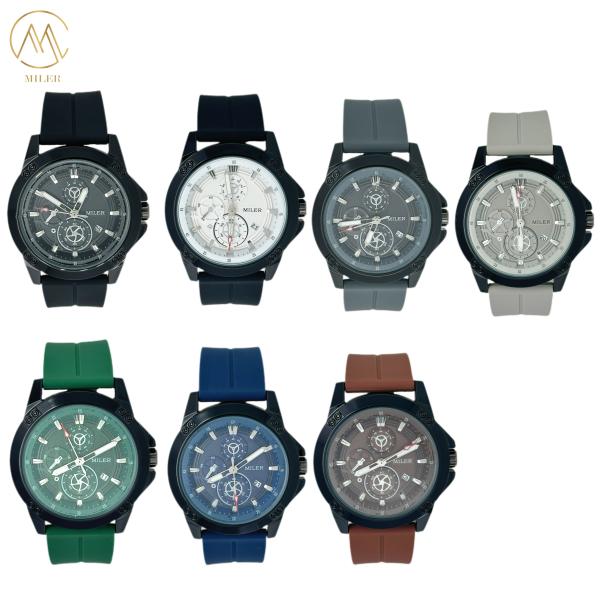 Most Popular Products Minimalist Sport Silicone Stripe Unisex Watch Line Simple Fashion Couple Wrist Watch