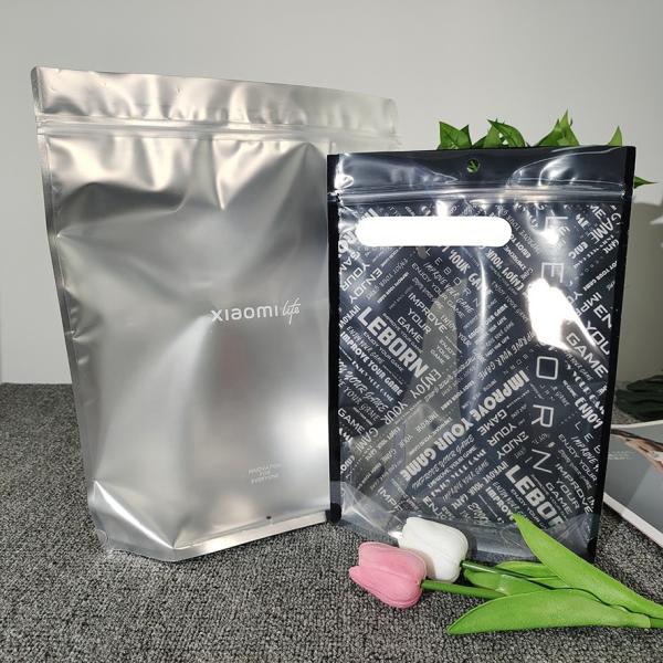 Zipper Aluminum Food Packaging Bag Self Supporting Moisture Proof for Multi Grain Sealing