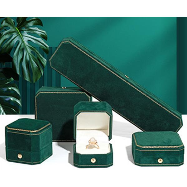 Коробка для упаковки ювелирных изделий из кожи на заказ для ожерелья, серьги, колец и браслетов