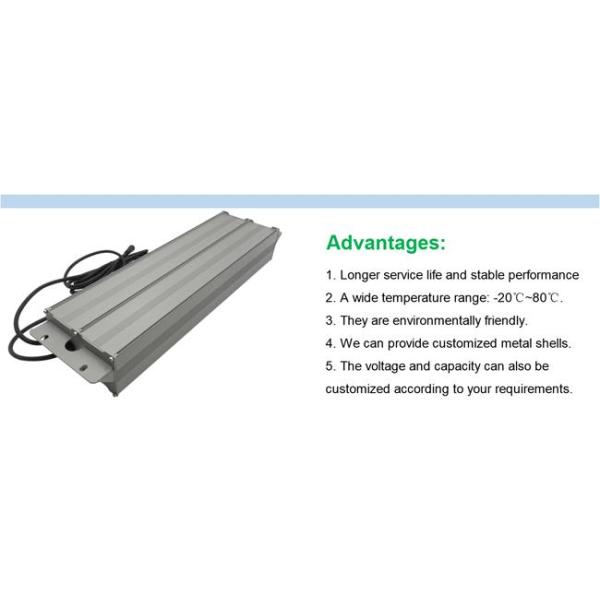 Наградные блоки батарей 50Ah лития 25.6V на солнечные уличные светы 32700 IP65