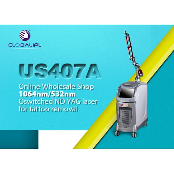 1064nm Q Switched Nd Yag Laser For Tattoo Removal Eliminate Pigment / Skin Rejuvenation