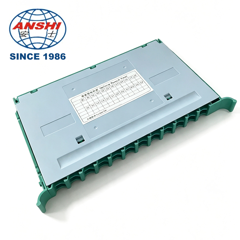 24 Core Fiber Optic Splice Tray, Integrated SC FC Connector, Telecom Grade 24C ODF Splice Tray Without Jumper