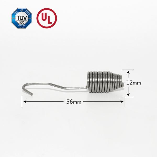 Stainless Steel Compression Tension Compression Coil Spring Nickel / Chrome / Satin Silver