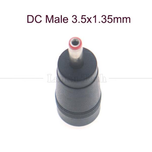 5.5x2.1mm Female to 3.5x1.35mm Male DC Power Jack Connector Adapter