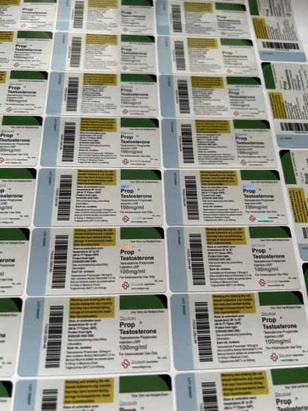 10 Ml Little Glass Vial Labels For Test  Cyp