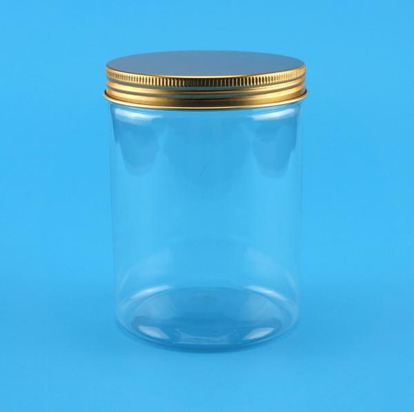 Eco Friendly Empty Plastic Cans Screw Lid Sealing Type 78MM Caliber