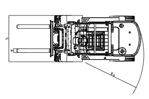 4 roues motrices sur terrain accidenté chariot élévateur 3-4 tonnes FD30-F FD35-F FD40-F