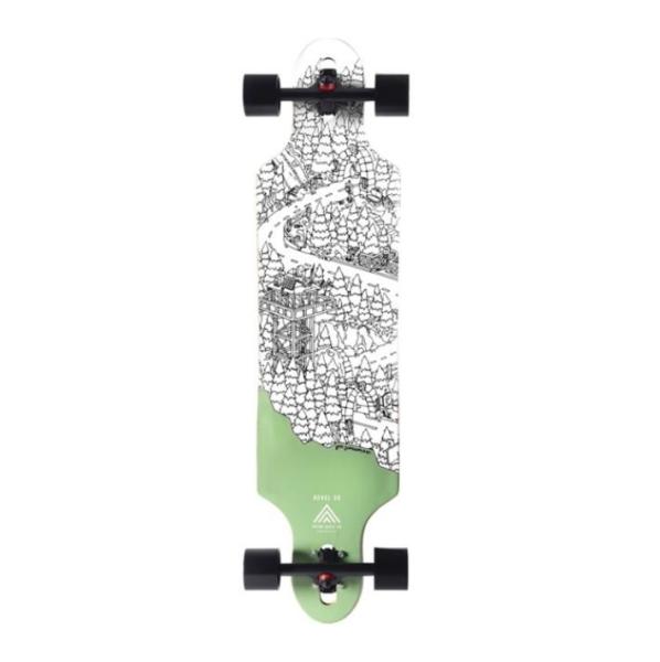 Prism Skate Ben Jundanian Revel 39 Longboard Complete Skateboard - 9.37 x 39