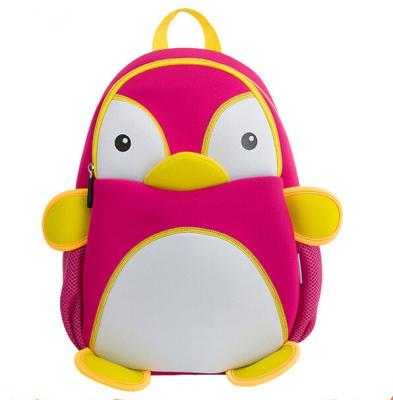 Cute Penguin Waterproof Animal Backpacks For Kids 10-20L Capacity