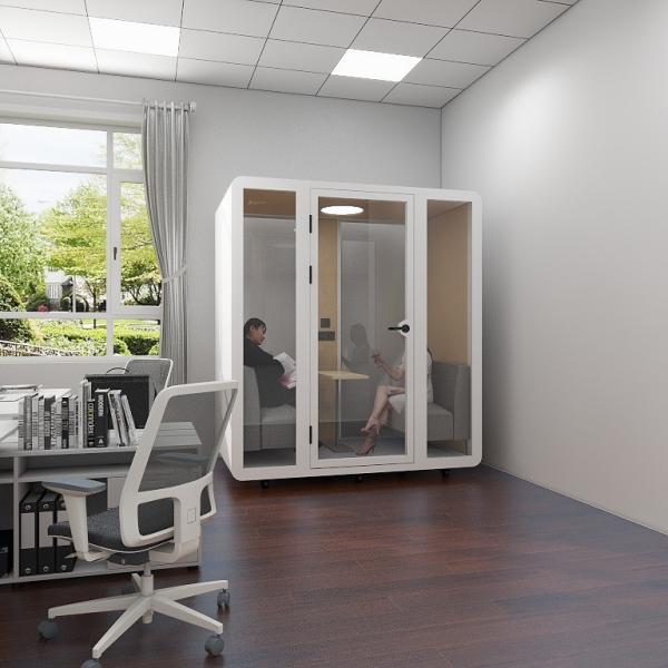 Acoustic 2 Person Meeting Pod Soundproof 35dB Modular Capsule House